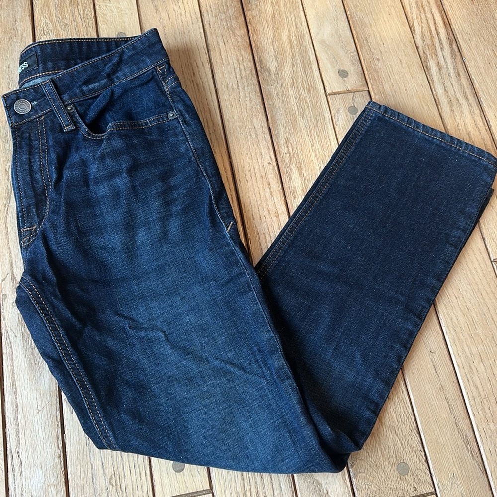 NWOT Express Men's Dark Blue Jeans - Picture 6 of 6
